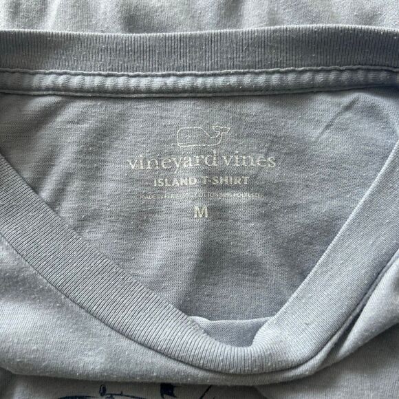 Vineyard Vines Light Blue Boat Graphic Tee | Island T-Shirt | Size M - Picture 3 of 6